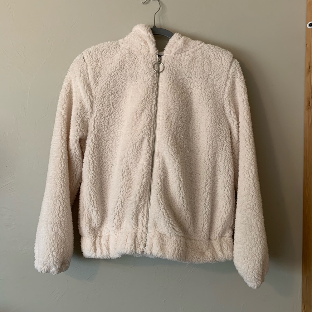 cozy warm zip jacket